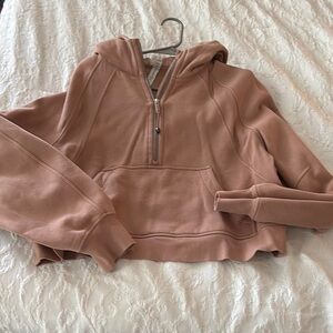 Pink Half-Zip Hoodie